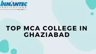 Top MCA College in Ghaziabad