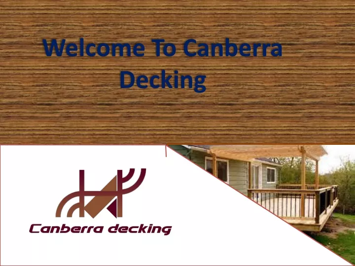 welcome to canberra decking