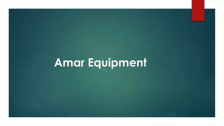 amar equipment