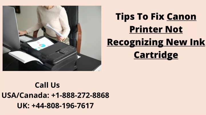 tips to fix canon printer not recognizing
