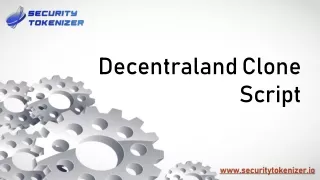 Decentraland Clone Script