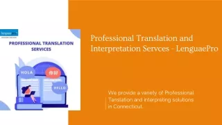 professional translation and interpretation
