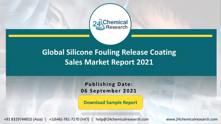 global silicone fouling release coating sales