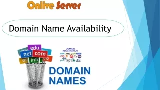 Buy Domain Name Availability from Onlive Server