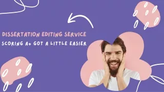 dissertation editing service