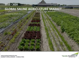 Global Saline Agriculture Market 2026
