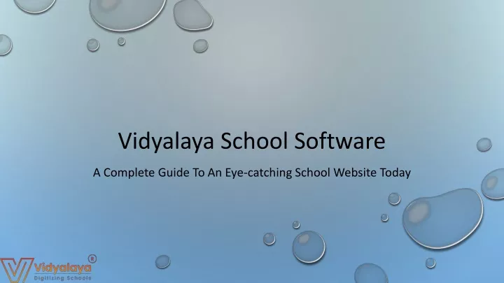 vidyalaya school software