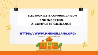 Electronics & Communication Engineering-A Complete Guidance-MM(DU) Mullana
