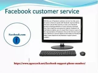 with the use of facebook customer service live