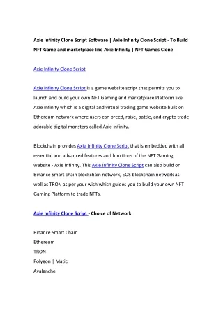 axie infinity clone script software axie infinity