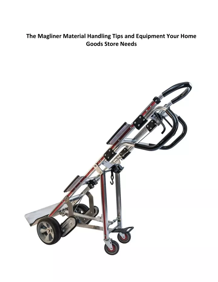 the magliner material handling tips and equipment