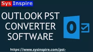 outlook pst converter software