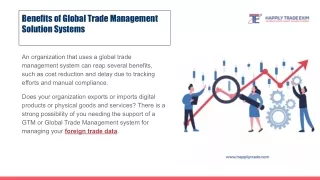 benefits of global trade management solution
