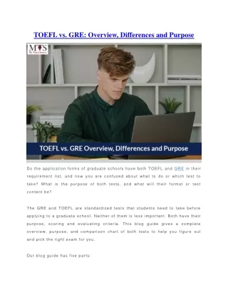 toefl vs gre overview differences and purpose