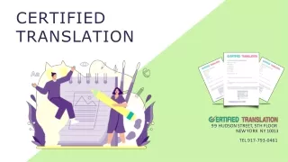 Certified Translation