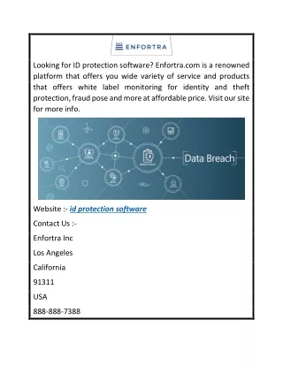 looking for id protection software enfortra