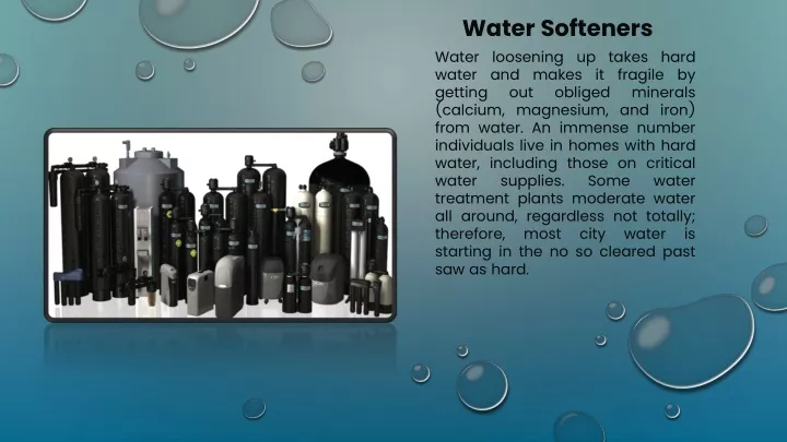 water softeners