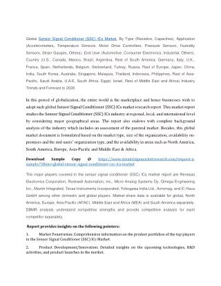 global sensor signal conditioner ssc ics market