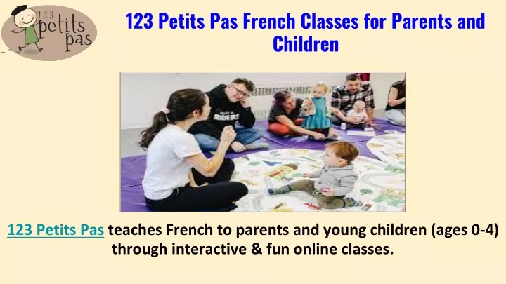 123 petits pas french classes for parents and children