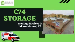 Self Storage Units in Lake Elsinore  C74 Storage
