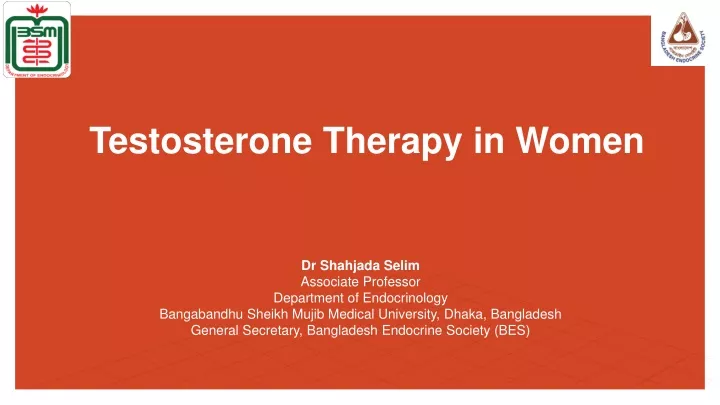 testosterone therapy in women