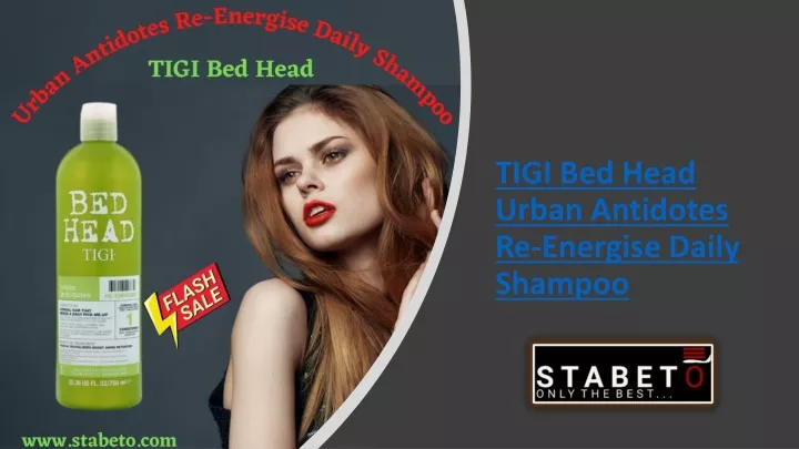 tigi bed head urban antidotes re energise daily shampoo