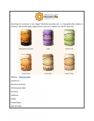 Boba Encinitas  Mochinut-encinitas.com