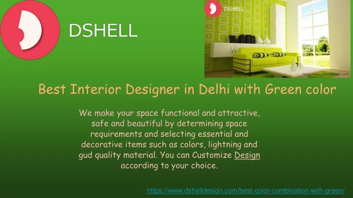 best interior designer in delhi with green color
