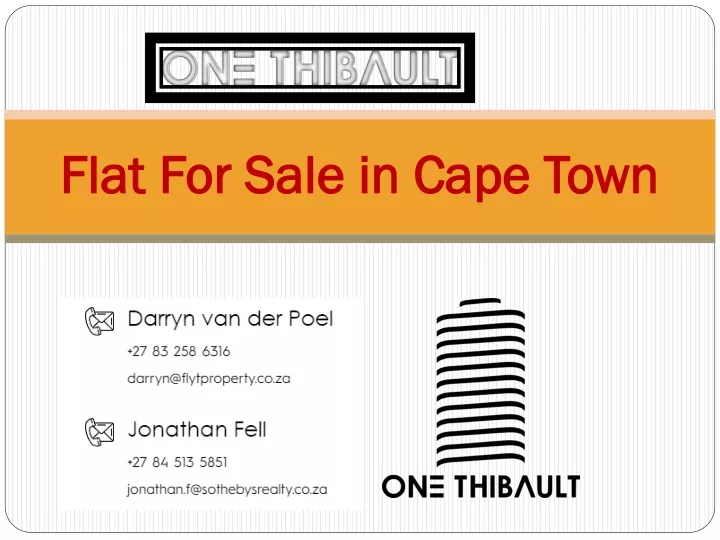 flat for sale in cape town