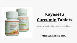 Kayasetu Curcumin Tablets