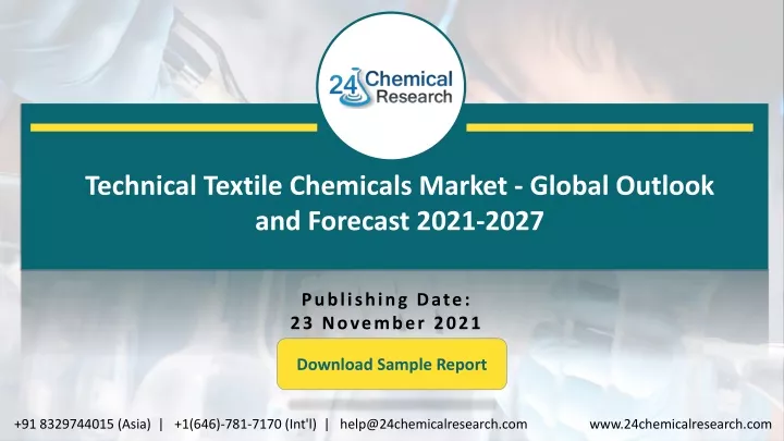 technical textile chemicals market global outlook
