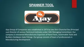 spanner tool