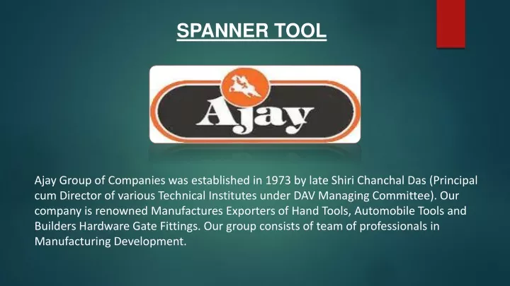 spanner tool