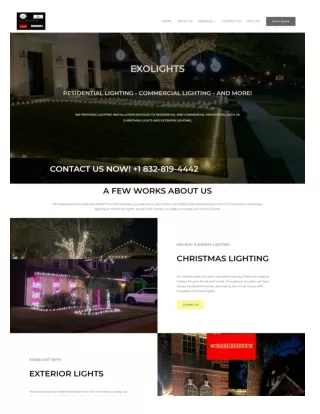 Get Services of Exterior Lighting in Houston