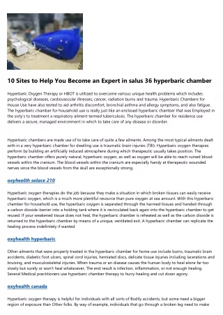 10 sites to help you become an expert in salus