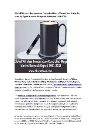 global wireless temperature controlled mugs