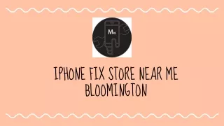 iPhone fix store near me Bloomington