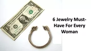 6 Jewelry Must-Have For Every Woman