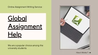 Assignment Writing-  Global Assignment Help