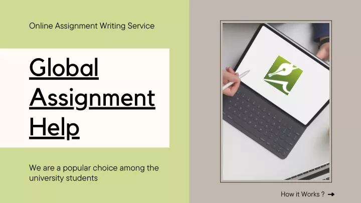 online assignment writing service