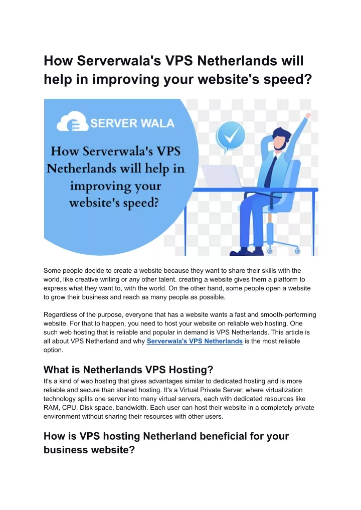 how serverwala s vps netherlands will help