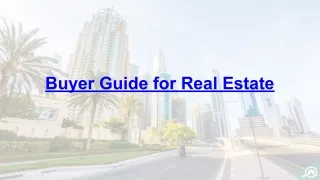 Buyer Guide for Real Estate