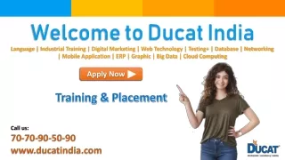 welcome to ducat india