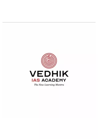 Top UPSC Coaching | UPSC online course | Vedhik IAS Academy
