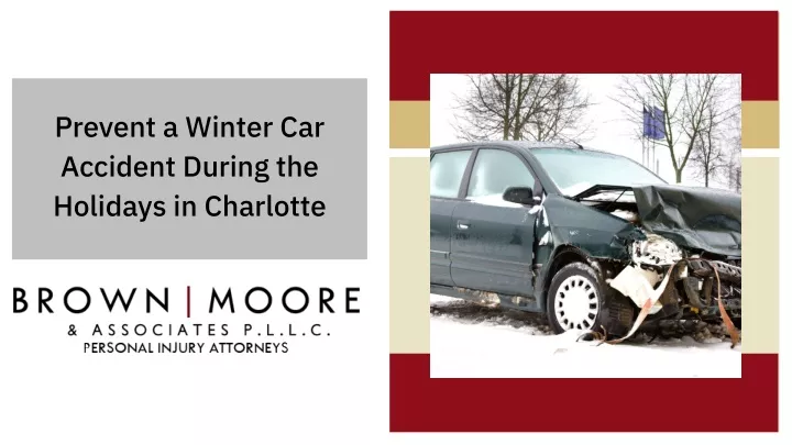 prevent a winter car accident during the holidays