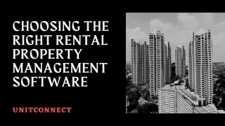 choosing the right rental property management