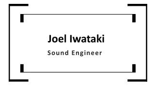 Joel Iwataki - A Dynamic and Visionary Leader