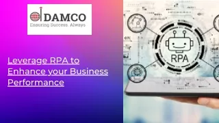 leverage rpa to enhance your business performance