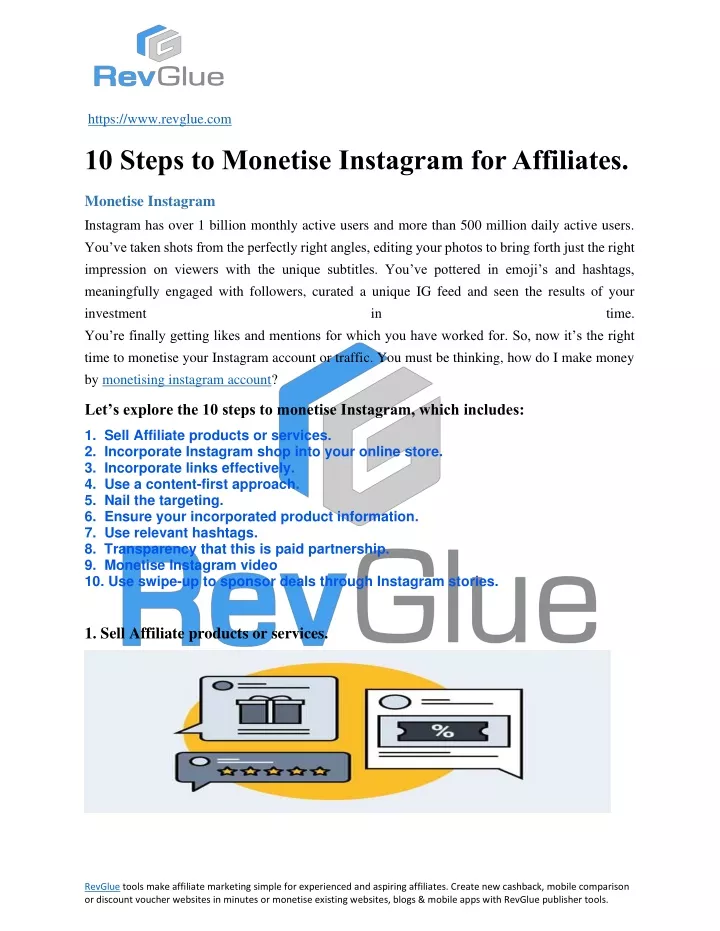 https www revglue com 10 steps to monetise