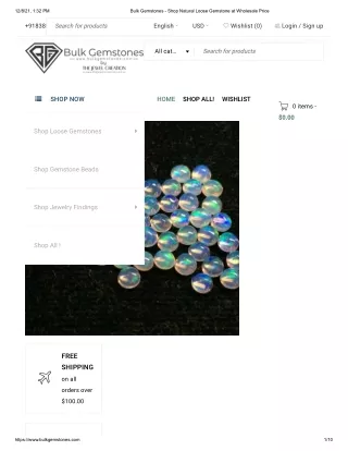 Bulk Gemstones - Shop Natural Loose Gemstone at Wholesale Price